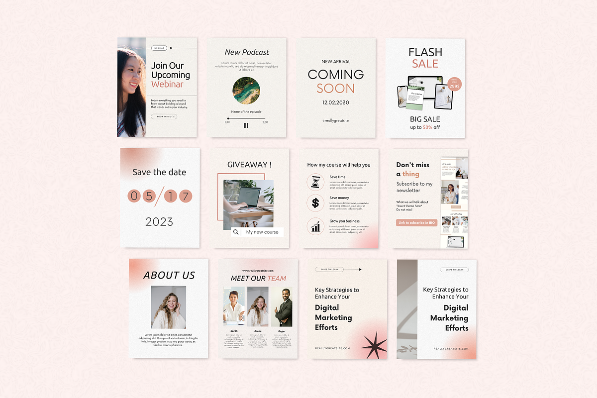 Coach IG Portrait Templates, a Templates & Theme by PittaFinePrint (Photo 7 of 7)