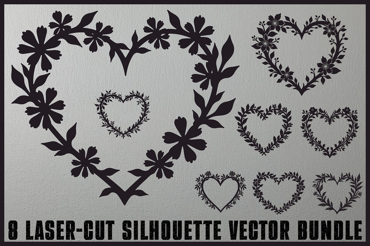 Ornate Border Laser Cut Clipart, an Illustration by hafijul (Photo 1 of 9)