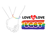 LGBTQ Rainbow Color Fonts, a Font by Fox7 By Rattana (Thumbnail 5 of 8)