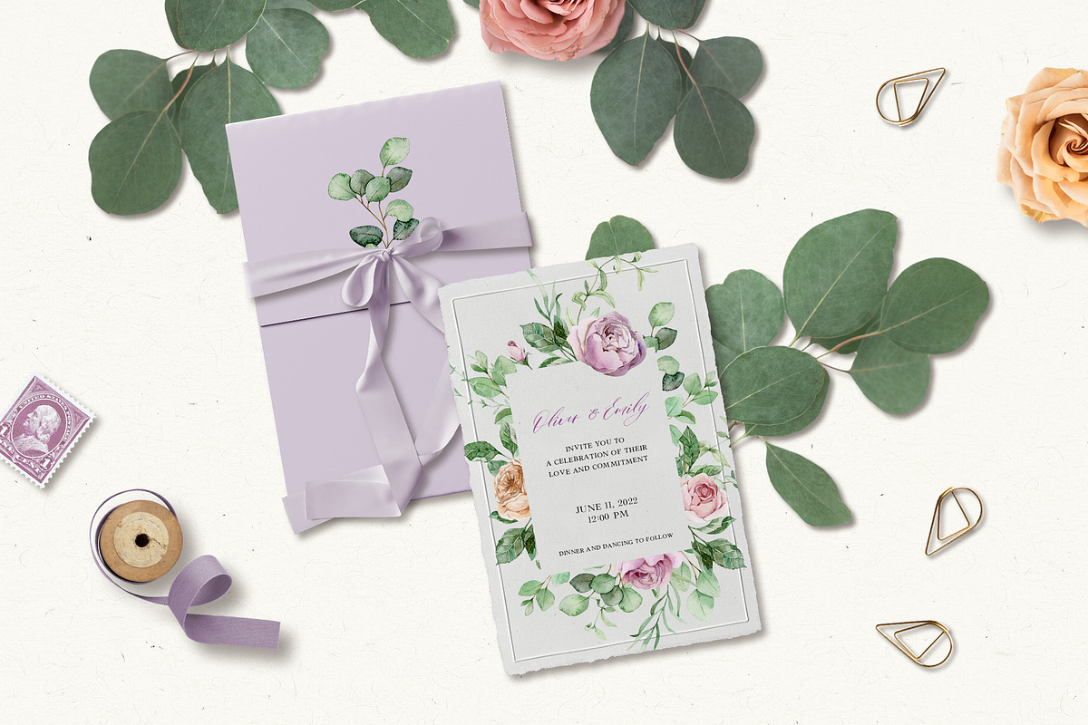 ROMANTIC TIME watercolor collection, an Illustration by long summer (Photo 3 of 10)