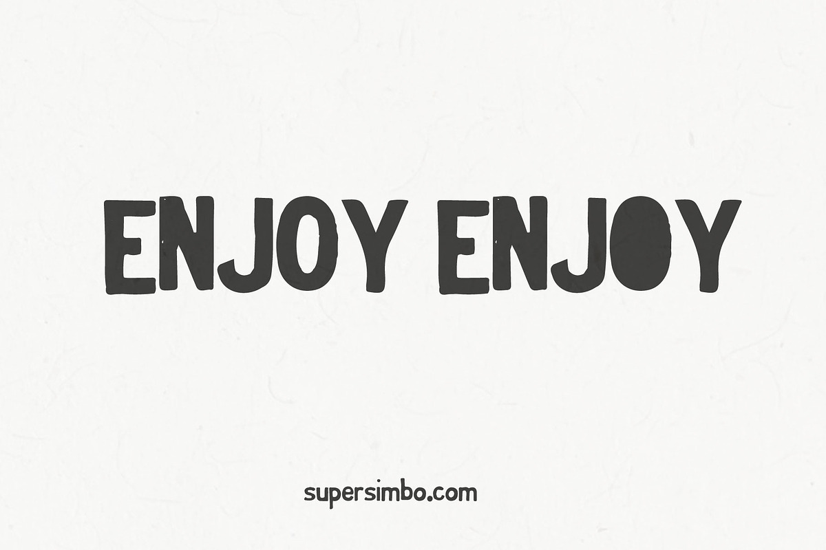 David | Hand Drawn Display Font, a Handwritten Font by Supersimbo © (Photo 7 of 7)