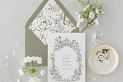 Rococco victorian floral line art, an Object Graphic by Grace Noboa Illustrations (Thumbnail 4 of 9)