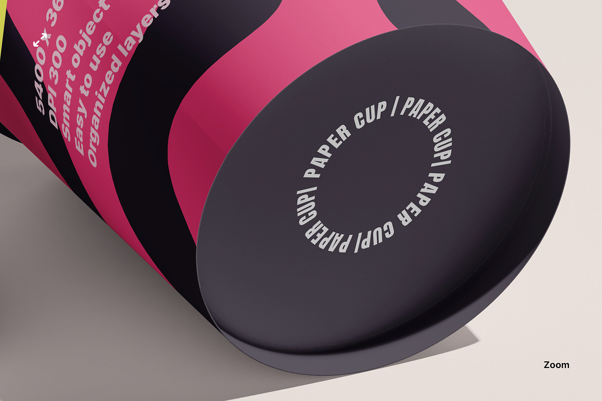 Paper cup (4oz - 120ml), a Cups & Container Mockup by Opaq Studio (Photo 5 of 7)