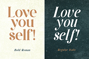 The Romance of The Past Serif Family, a Font by BOOSH Studio (Thumbnail 4 of 23)