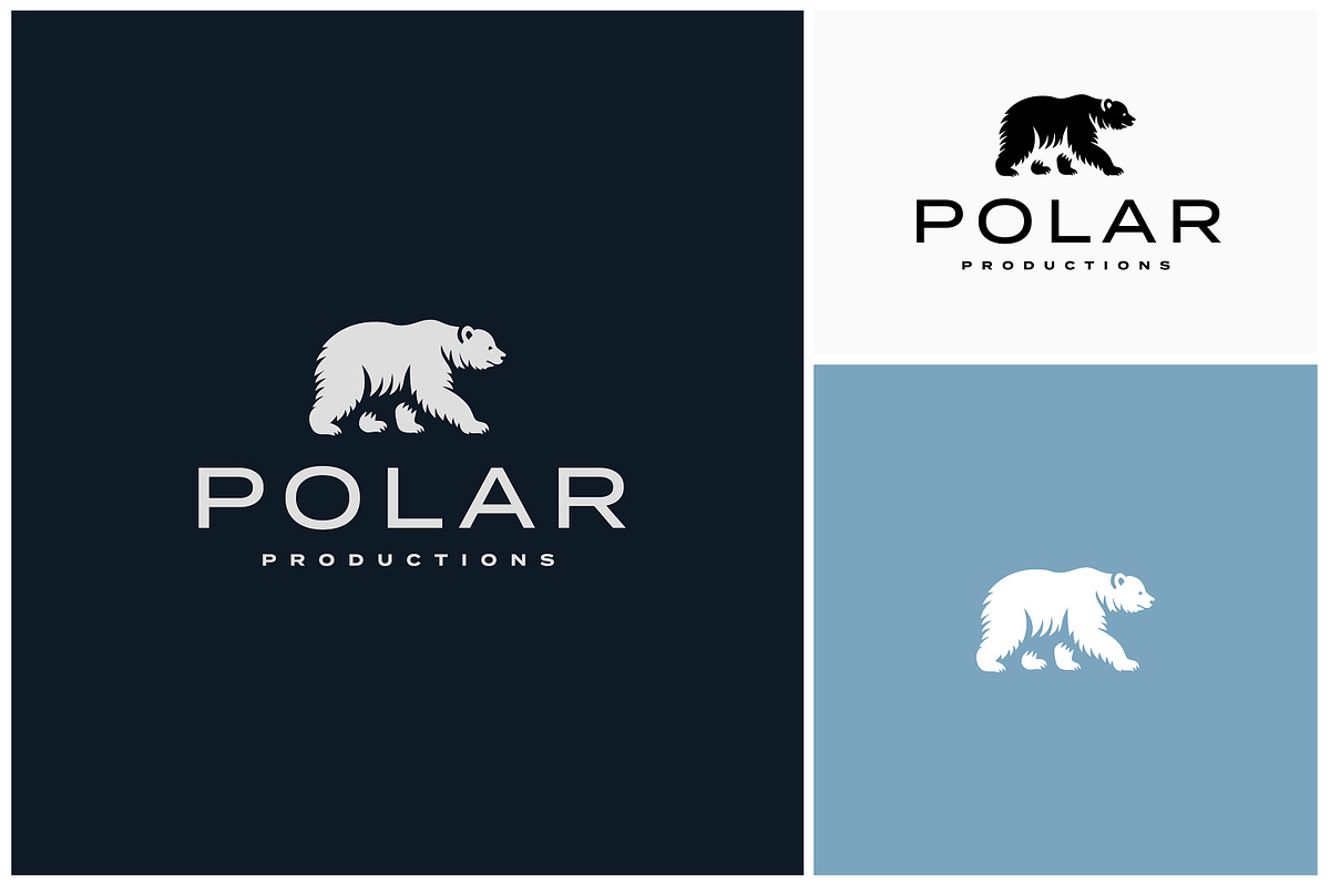 Walking Arctic White Polar Bear Logo, a Branding & Logo Template by Enola99d (Photo 1 of 2)