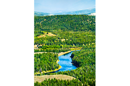 View of Snake river from Signal, a Nature Photo by Leonid Andronov