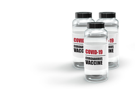 3D Render of Covid-19 Vaccine