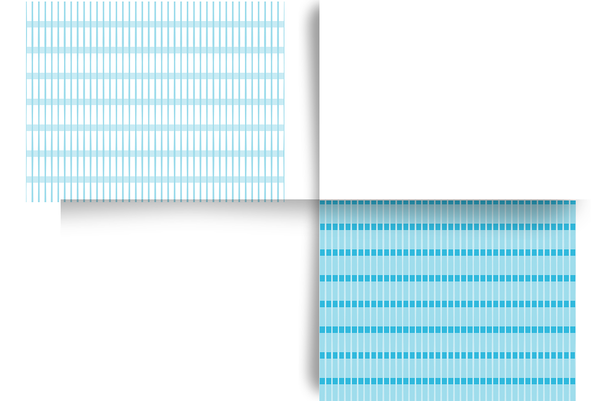 Light Blue Stripe Seamless Set, a Pattern Graphic by Earley Bird Design Studio (Photo 4 of 8)
