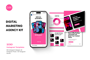 Marketing Agency Instagram Kit, a Social Media Template by nwdigitalstore (Thumbnail 2 of 11)