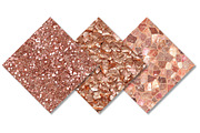 Rose Gold Glitter and Metallic, a Pattern Graphic by Canvas Craft (Thumbnail 9 of 9)