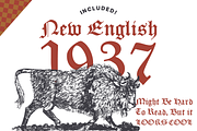 Blackletter Duo | TWO VINTAGE FONTS, a Blackletter Font by Jeffry Macpherson Visuals (Thumbnail 3 of 5)