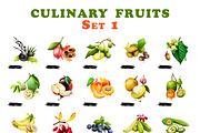 Culinary fruits set part 1, an Object Graphic by Dneprstock (Thumbnail 1 of 3)