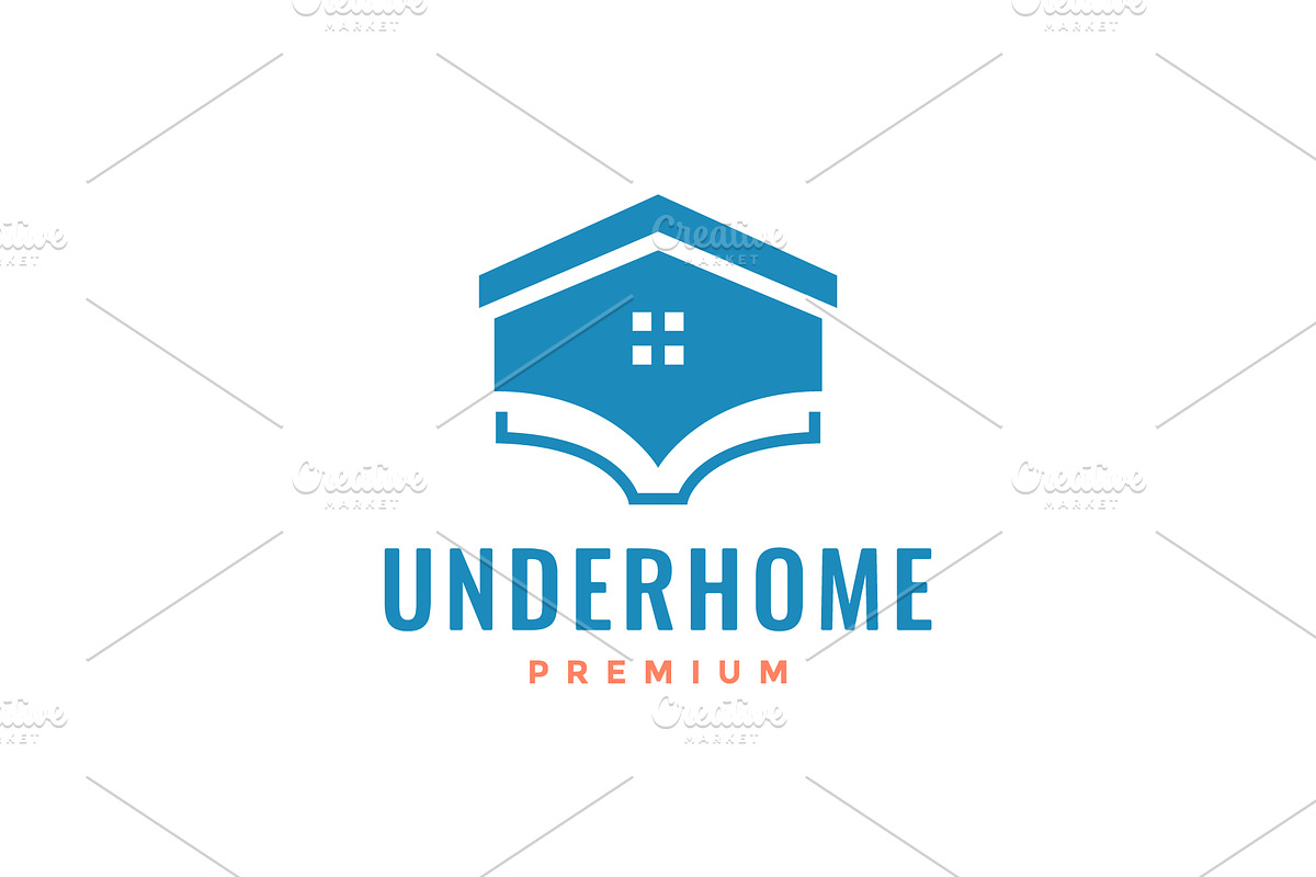 under home construction modern logo, a Branding & Logo Template by devastd