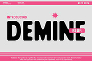 Demine Blur, a Sans Serif Font by Craft Supply Co. (Thumbnail 1 of 8)