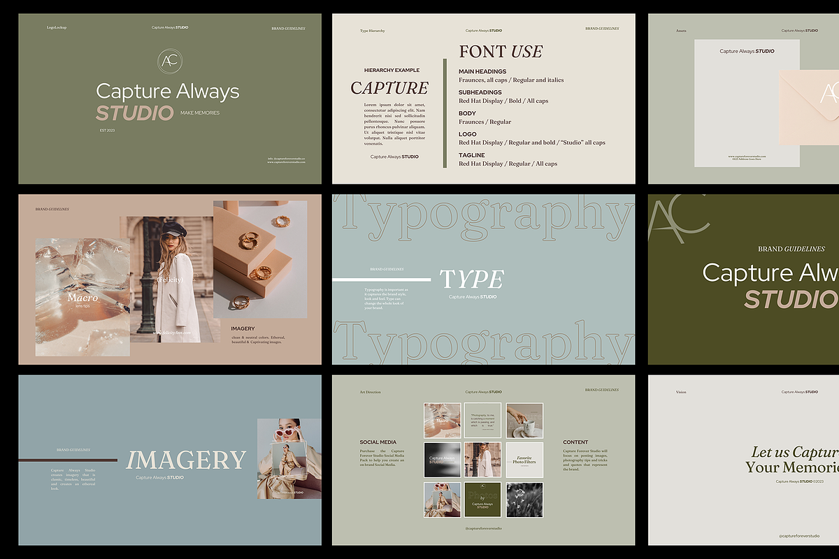 Studio Brand Guidelines, a Branding & Logo Template by Forever Create Studio (Photo 6 of 6)