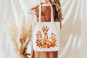 Baby Giraffe Watercolor Clipart, an Illustration by Pixels.Craft (Thumbnail 6 of 6)