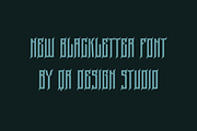 Black Gorvin, a Blackletter Font by QR Design Studio (Thumbnail 3 of 6)