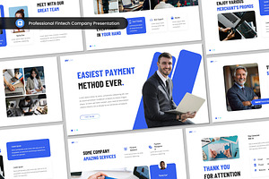 Professional Fintech Company Keynote, a Presentation Template by Antstheme