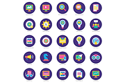 100 SEO & Marketing Flat Icons, an Outline Icon by Flat Icons (Thumbnail 5 of 5)