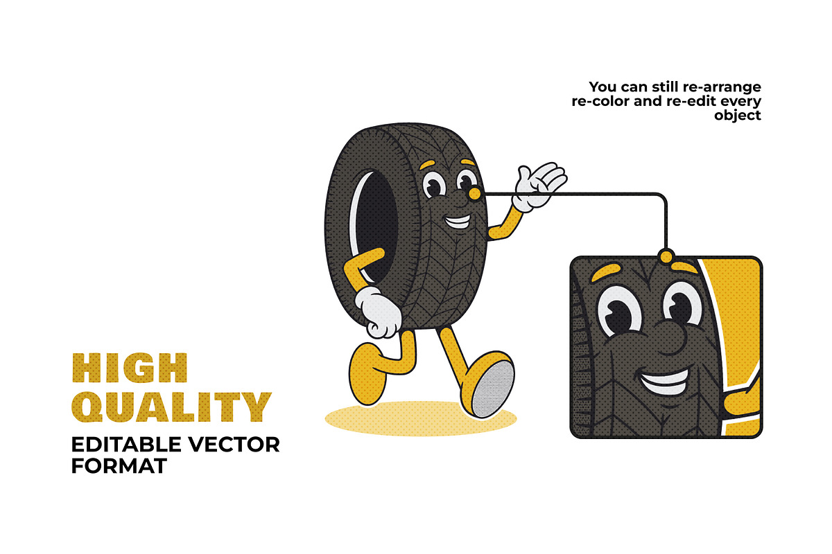 Groovy Racers Retro Illustration, a Transportation Illustration by Decoconio Design (Photo 4 of 7)