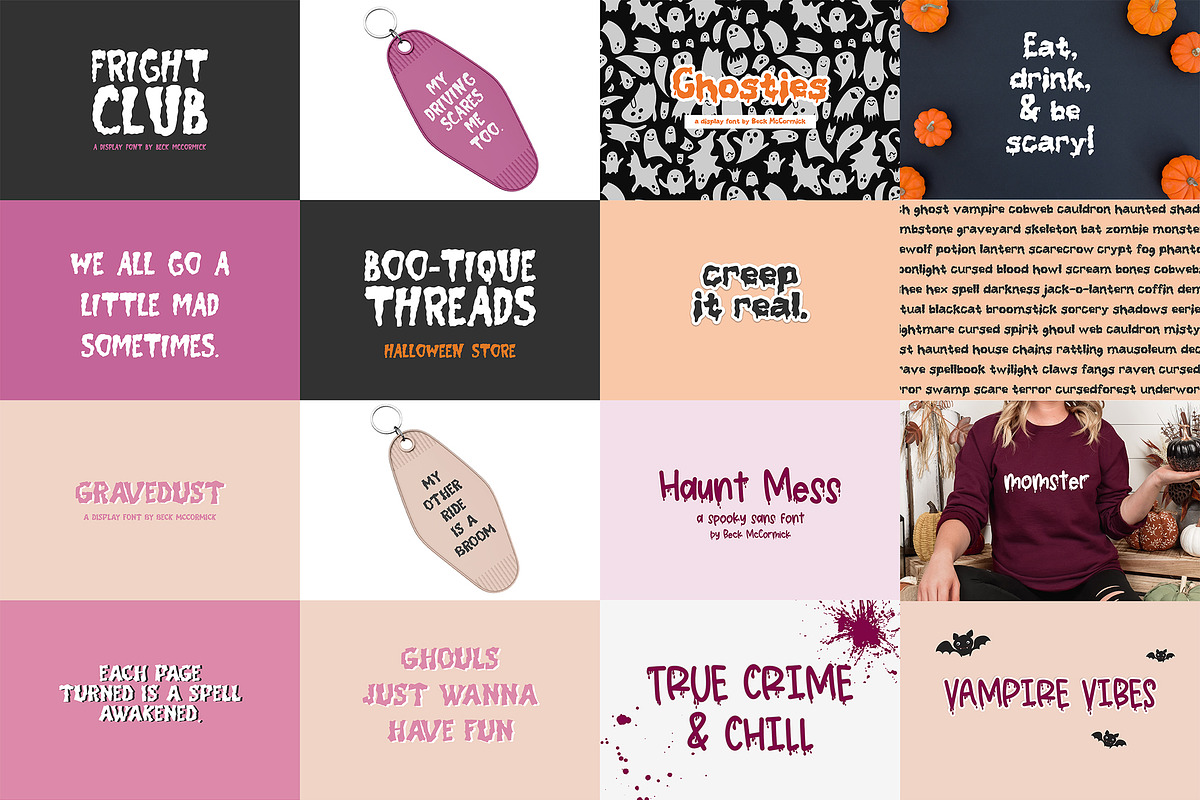 Halloween Font Bundle, a Handwritten Font by Beck McCormick (Photo 3 of 9)