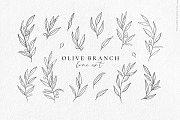 Olive branch watercolor illustration, an Illustration by Angele Kamp (Thumbnail 10 of 13)