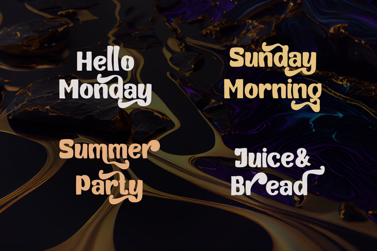 Getto Funky - Display Font, a Sans Serif Font by FHFont (Photo 2 of 9)