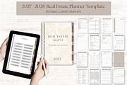 2027-28 Real Estate Planner Template, a Print Template by G DigiShop (Thumbnail 2 of 2)