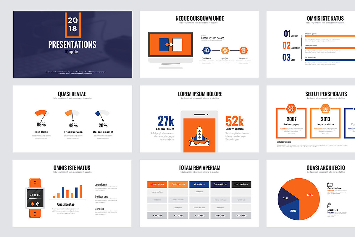 Presentation slide templates, a Presentation Template by Creative Graphics