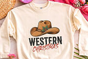 Western Christmas Cowboy Hat PNG, a Seasonal Illustration by CrexoraLab (Thumbnail 3 of 4)