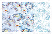 Jardin | Watercolor roses patterns, a Pattern Graphic by Tanya Vollar (Thumbnail 6 of 11)
