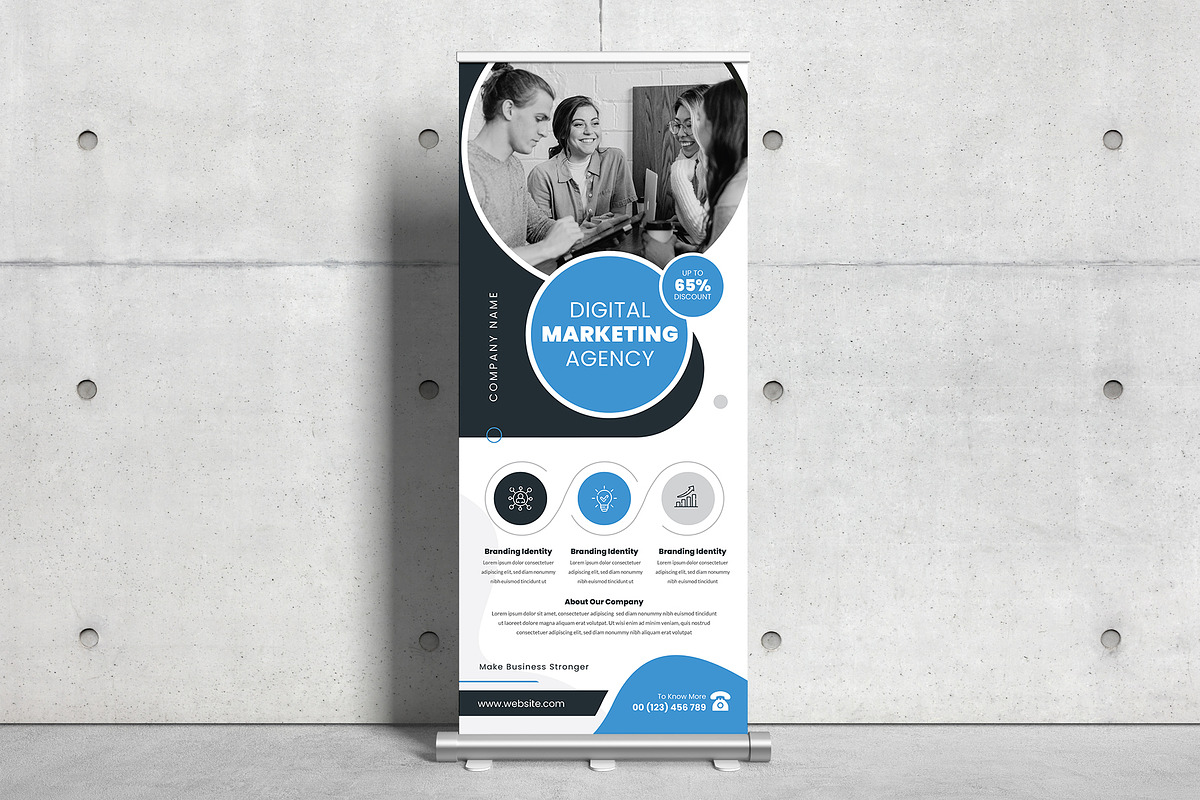 Business Roll-up, a Flyer Template by Pixelpick (Photo 2 of 2)