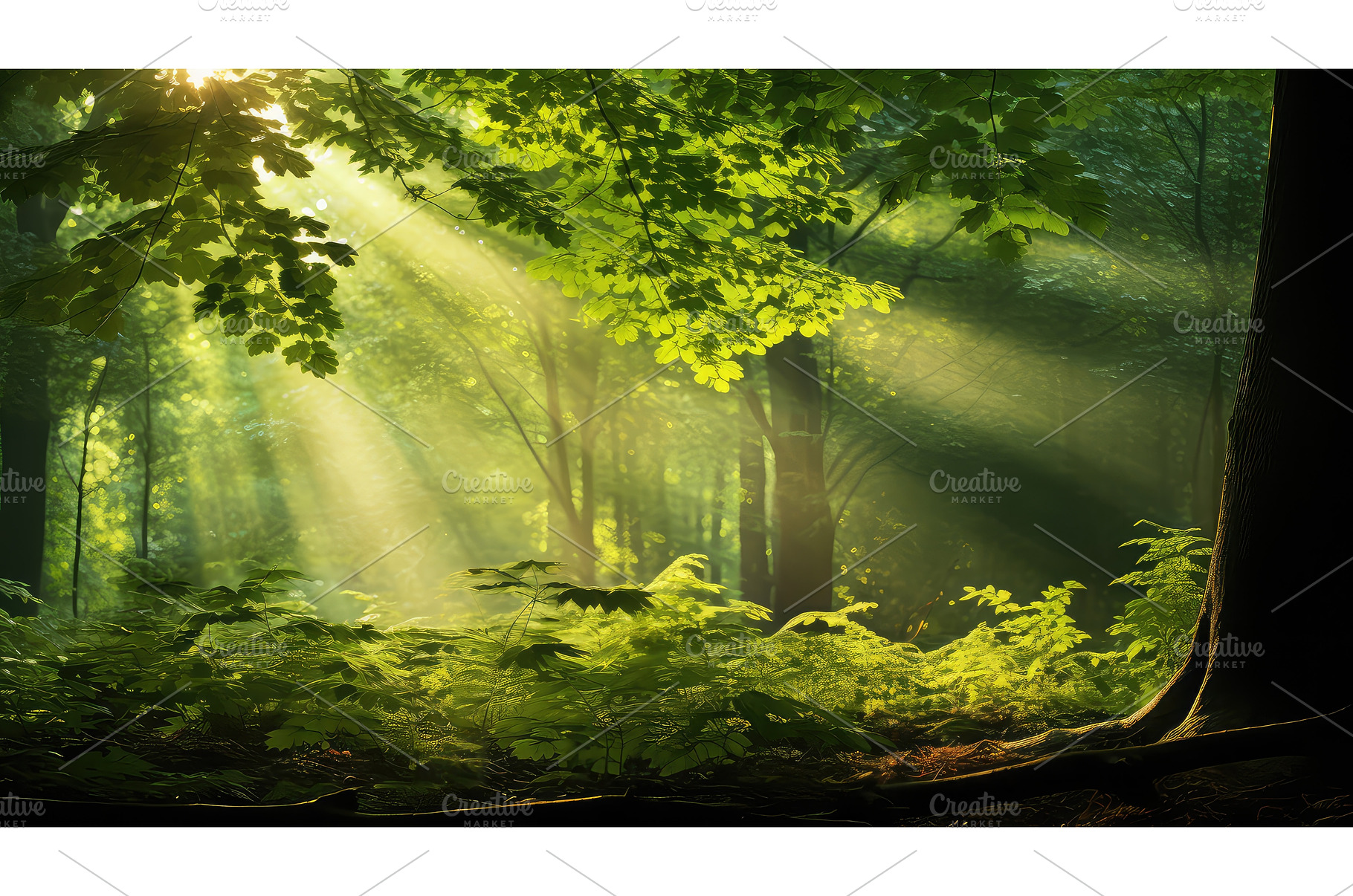 beach nature summer background ai, a Nature Photo by pikepicture