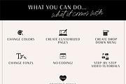 Modern Minimal Luxe Shopify Theme, a Shopify Template by Macarons and Mimosas (Thumbnail 5 of 10)