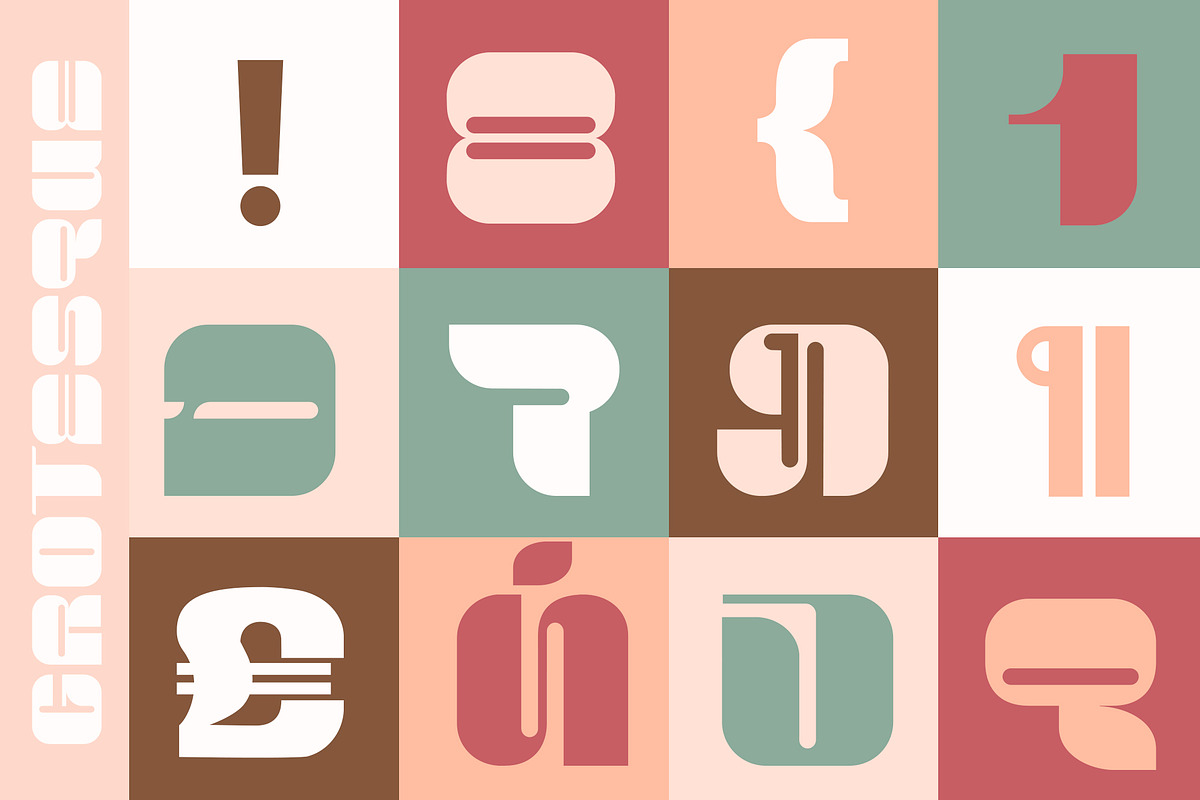 GROTESQUE FONT preview 5