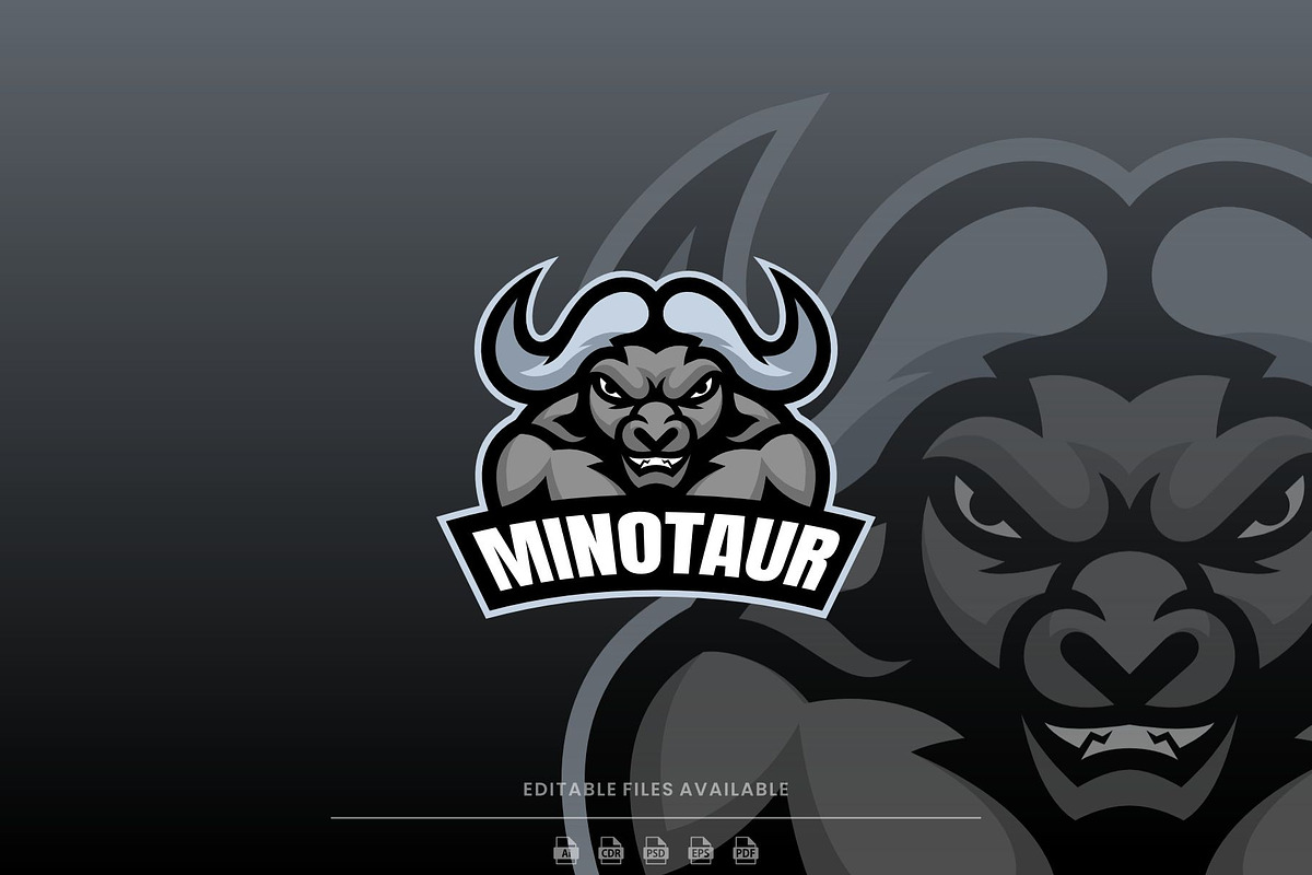 Bull Mascot Logo Design, a Branding & Logo Template by Artnivora.Std