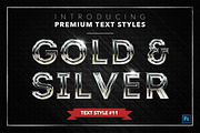 Gold & Silver #3 - 15 Text Styles, a Layer Style Add-On by Jonas Stensgaard (Thumbnail 12 of 18)