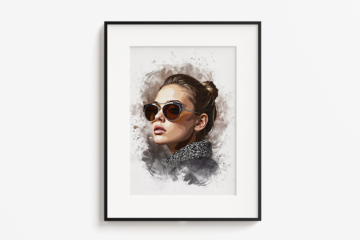 Editable Portrait Painting Effect, an Action Add-On by Photoshop Action (Photo 3 of 13)