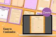 10 Organic Planners Canva Templates, a Templates & Theme by TemplateCastleStore (Thumbnail 4 of 9)