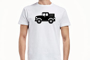 Farm Truck Silhouette SVG, a Transportation Illustration by newminddesign (Thumbnail 6 of 10)