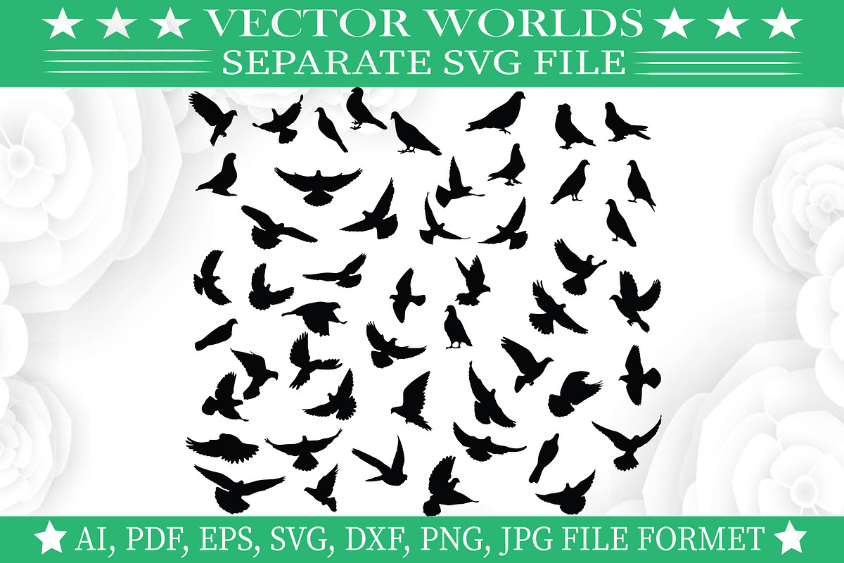 Dove Svg, Bird, Love, Birds Svg, an Object Graphic by VectorWorlds