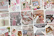 50 Trending Carousel Design | Pink, a Social Media Template by thecyella.co (Thumbnail 2 of 6)
