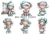 Cute Mrs Claus Clipart, an Illustration by Craft Nest (Thumbnail 8 of 9)