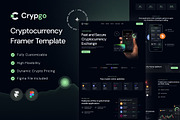 Crypgo Framer Landing Page Template, a Landing Page Template by WrapPixel (Thumbnail 1 of 8)