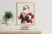 Christmas Santa Claus Watercolor, an Illustration by Libby Wishes (Thumbnail 5 of 7)