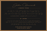 John Hancock - A Signature Font, a Script Font by Hustle Supply Co. (Thumbnail 2 of 6)
