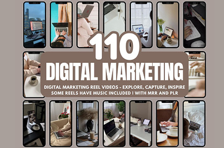 110 Digital Marketing Freelance Reel, a Social Media Template by Faceless Aesthetic Videos