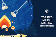 Toasted Marshmallow, a Decorative Illustration by DailyYouth (Thumbnail 1 of 2)