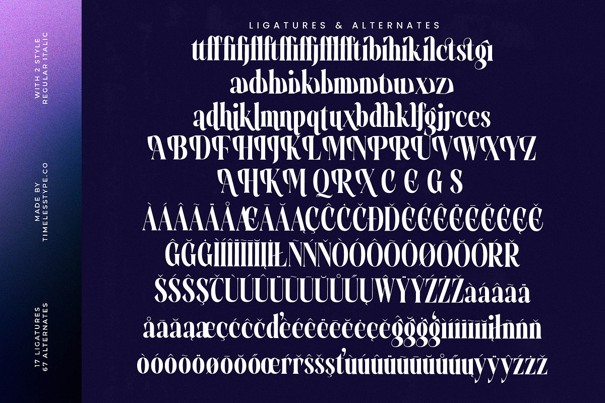 Evolugi Modern Luxury Serif Font, a Serif Font by timelesstype.co (Photo 19 of 20)