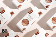 Cookie Box Mockup, a Packaging Mockup by WebAndCat (Thumbnail 1 of 10)
